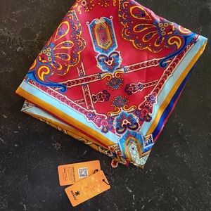 Wensli silk scarf